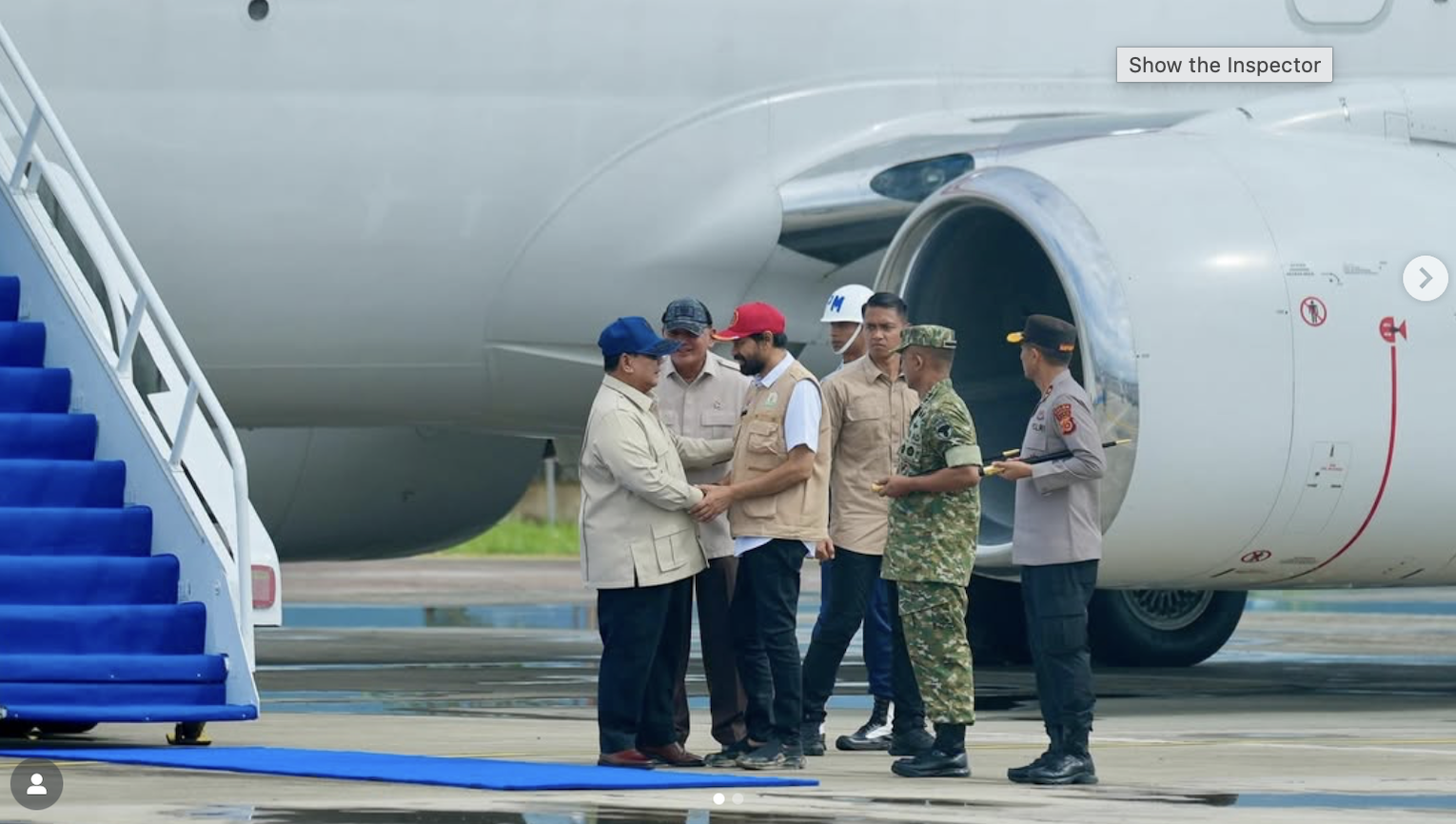 Presiden Tinjau Langsung Evakuasi dan Pembukaan Akses Jalan di Aceh Besar